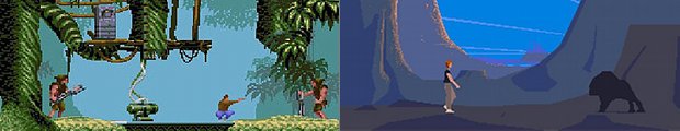 One of these is Flashback, the other in Another World.  They are NOT the same game.