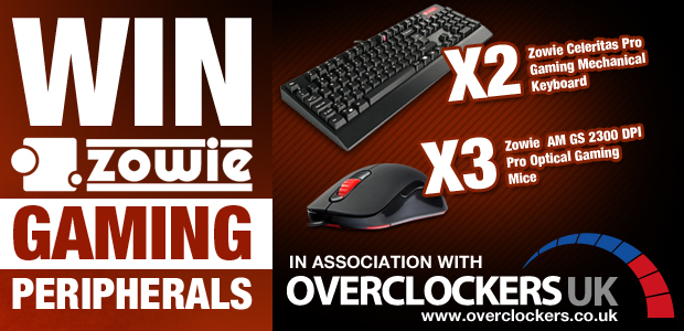 Win Zowie Celebritas with Overcockers UK and The Sixth Axis