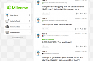 Miiverse on the web