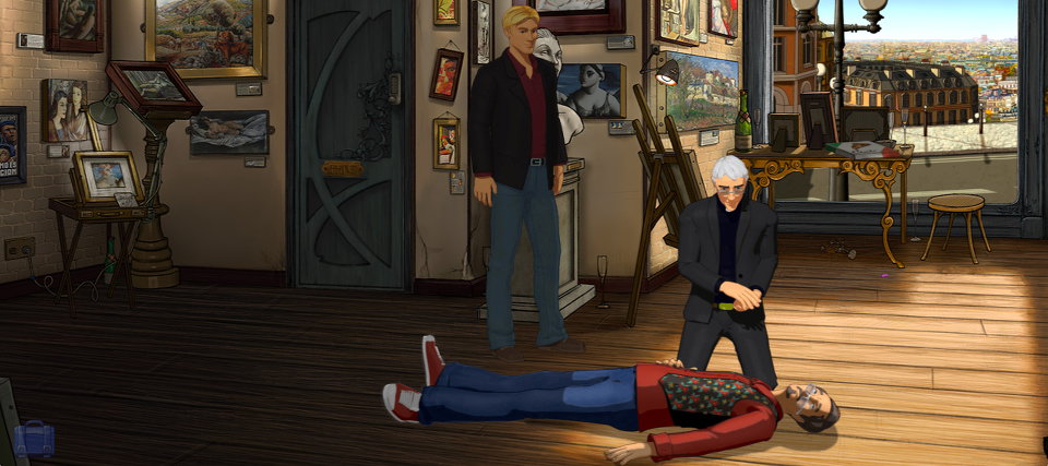 It's worse than that, he's dead Jim. Broken Sword 5