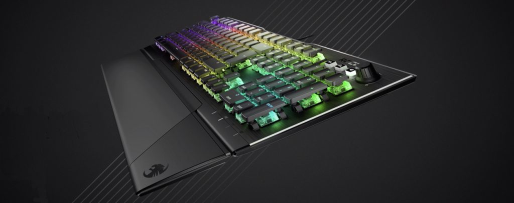 Clavier Gaming ROCCAT Vulcan 121 Mécanique - Switches Titan, Rétroéclairage RGB AIMO, Layout UK