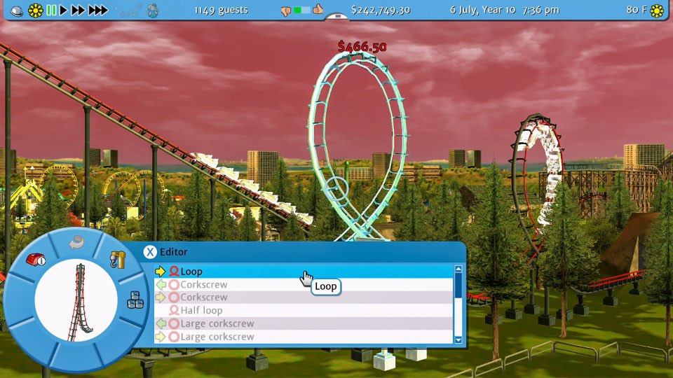 Rollercoaster Tycoon 3!
