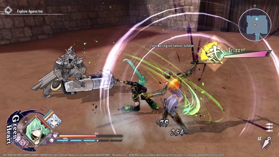 Neptunia x Senran Kagura: Ninja Wars Combat