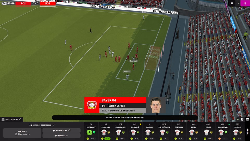 Football Manager 2022 Matchday Animations