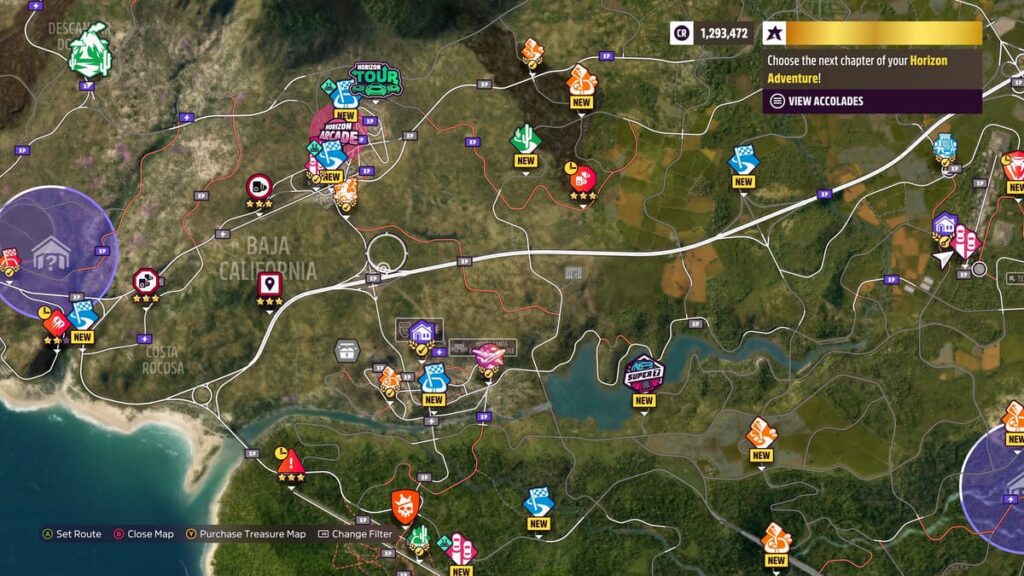 Forza Horizon 5 Mexico Map