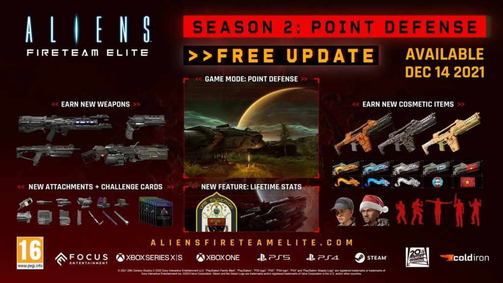 Aliens: Fireteam Elite Season 2 Free Update