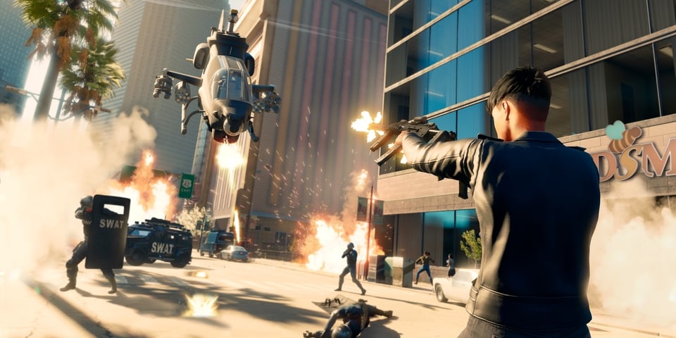 Saints Row Helicopter Fight