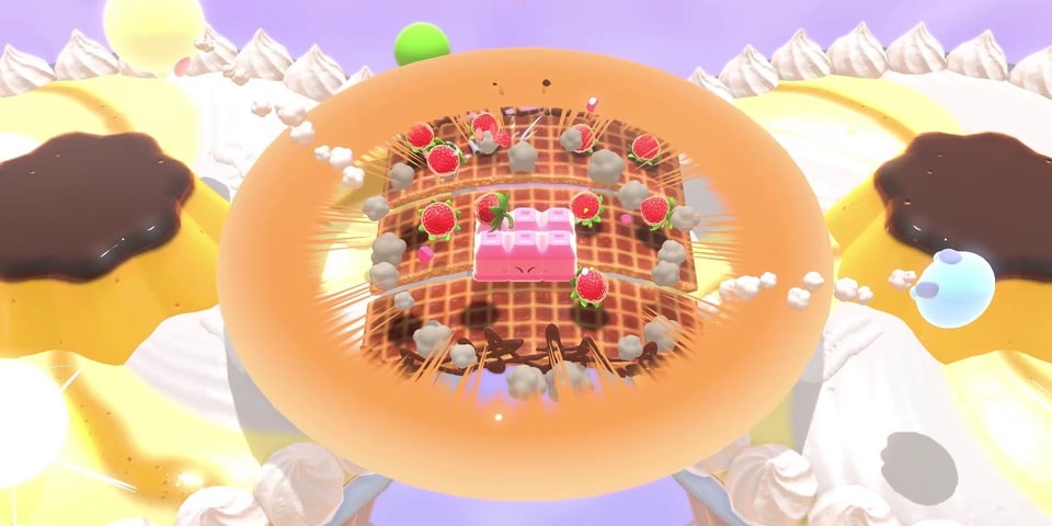 Kirby's Dream Buffet battle