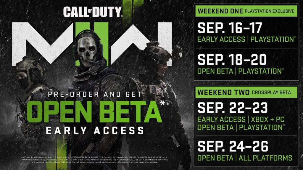 Modern Warfare 2 Open Beta