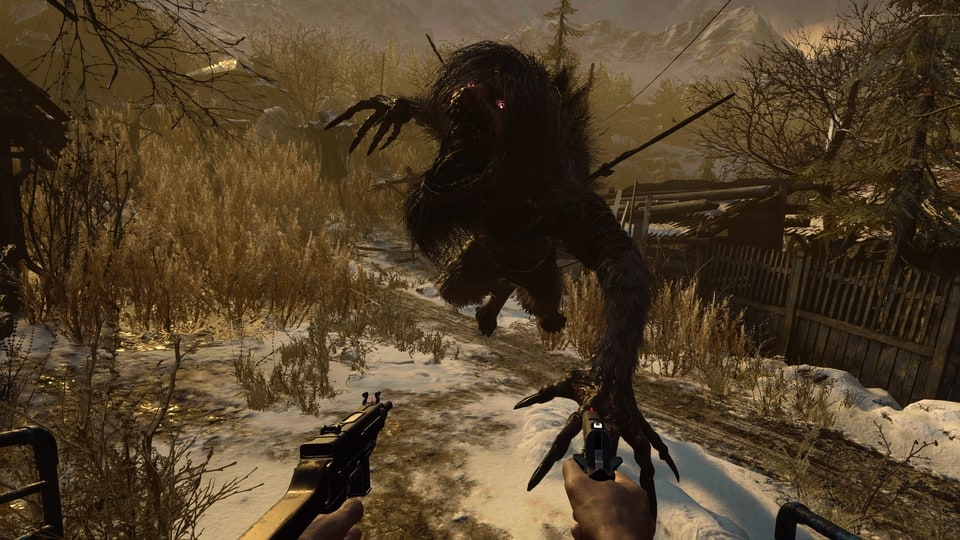 Resident Evil Village Werewolf in VR