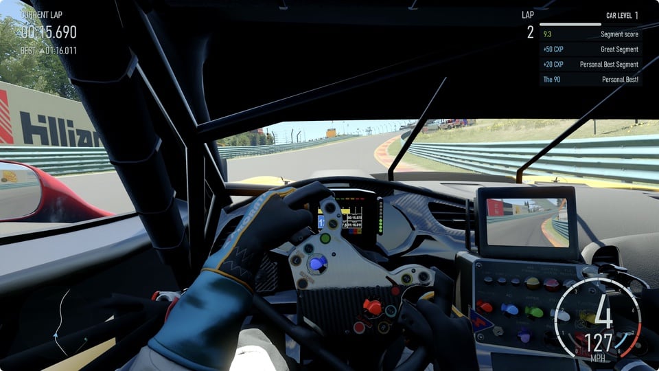 Forza Motorsport Corvette GT3 cockpit wheel