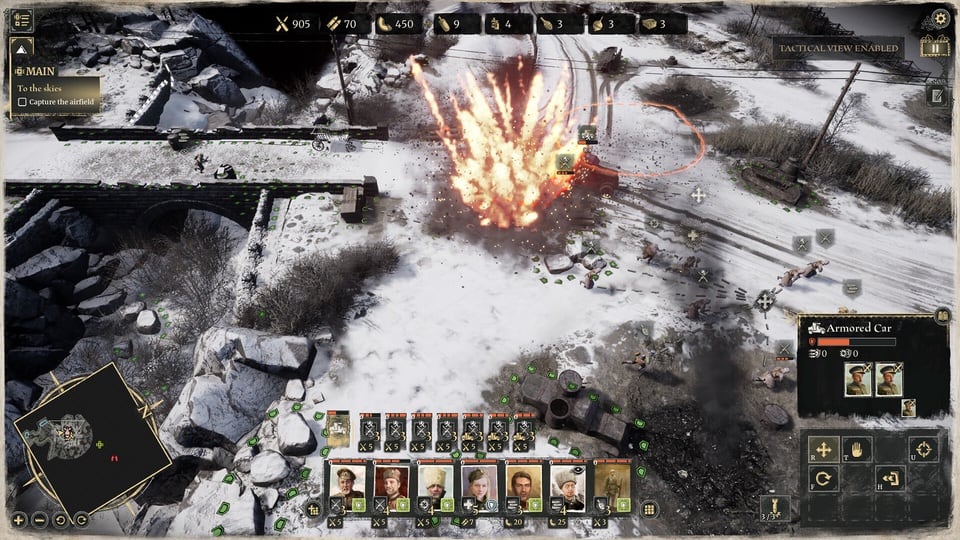 Last Train Home tactical view combat