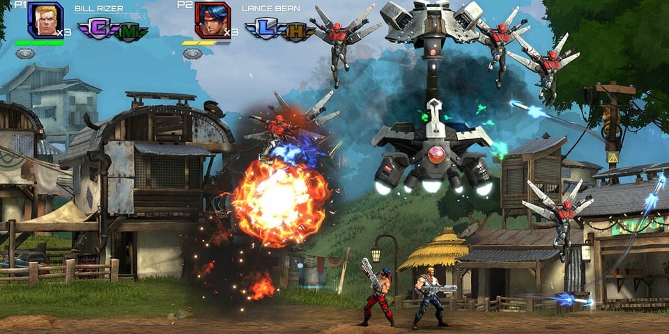 Contra: Operation Galuga co-op gameplay