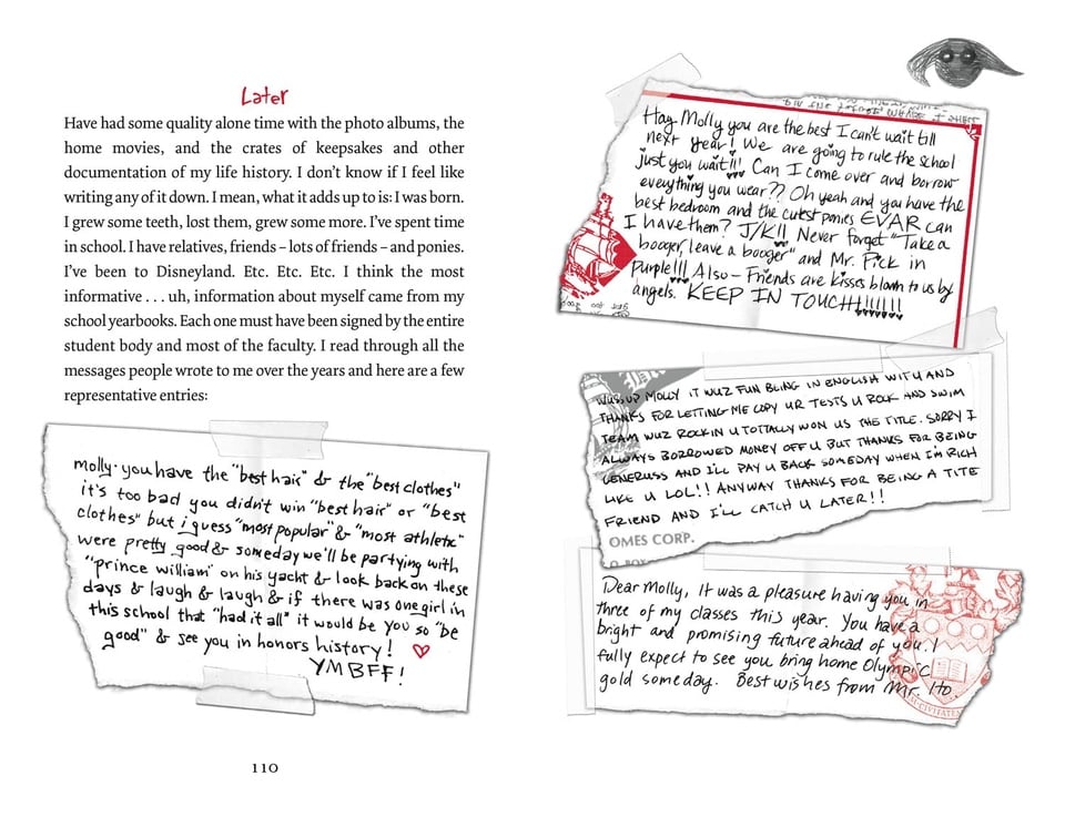 Emily the Strange sample page