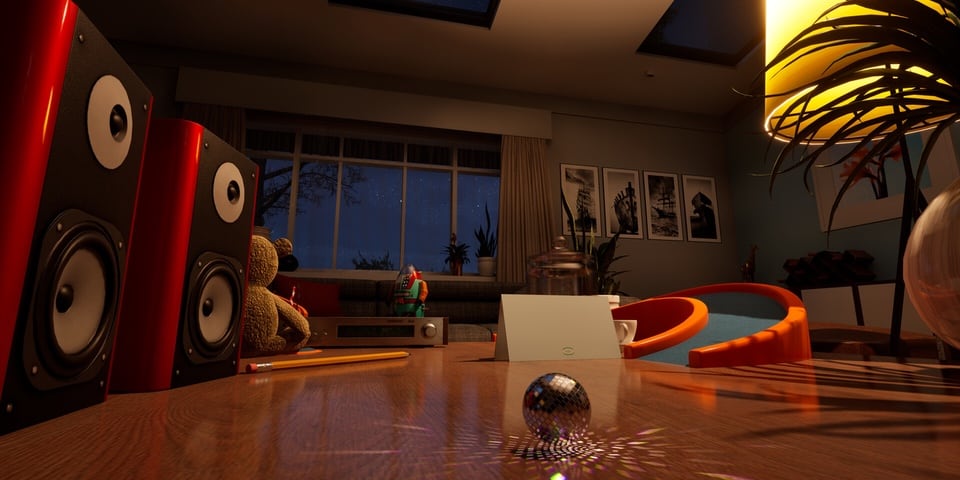 House of Golf 2 disco ball