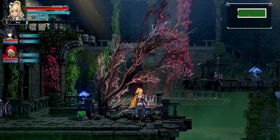 Frontier Hunter Erza's Wheel of Fortune metroidvania