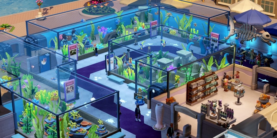 Two Point Museum marine life setting