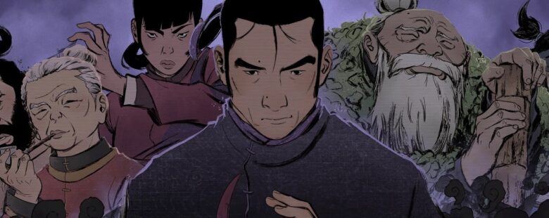 Forestrike header keyart - Yu and his mentors