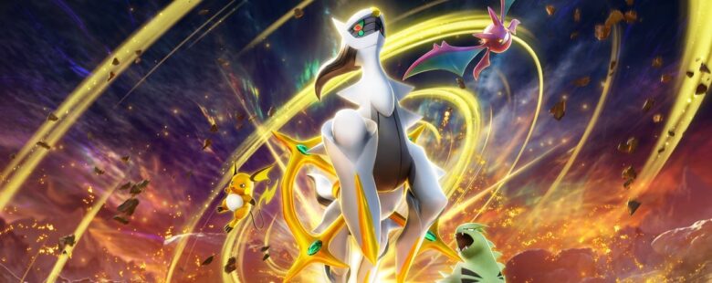 Pokémon TCG Pocket Arceus keyart header