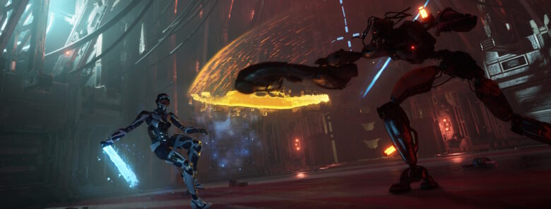 Steel Seed header combat screenshot