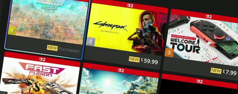 Switch 2 eShop header