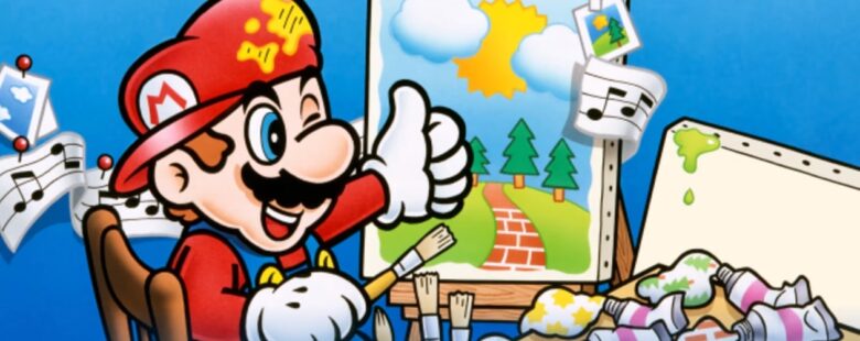 Mario Paint Switch Online header