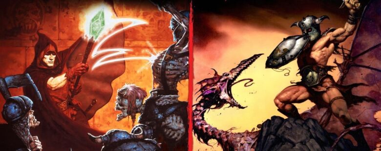 Heretix + Hexen header keyart