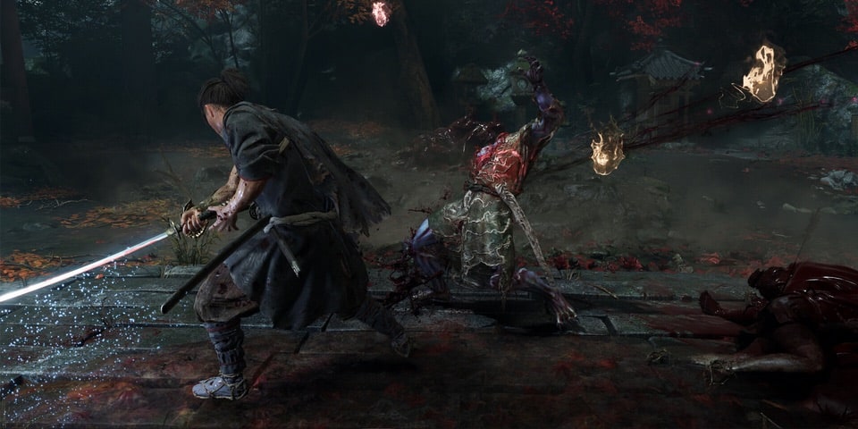 Onimusha War of the Sword – slicing finisher