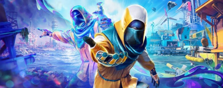 Tides of Tomorrow keyart with two Tidewalkers header