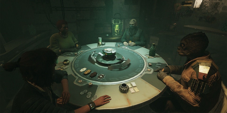 Star Wars Outlaws Switch 2 gambling scene