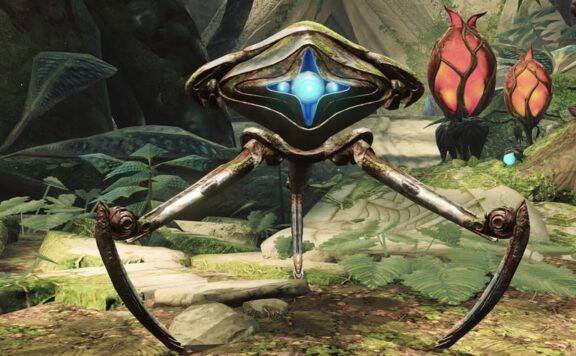 Metroid Prime 4 Scout Bot in Fury Green Header