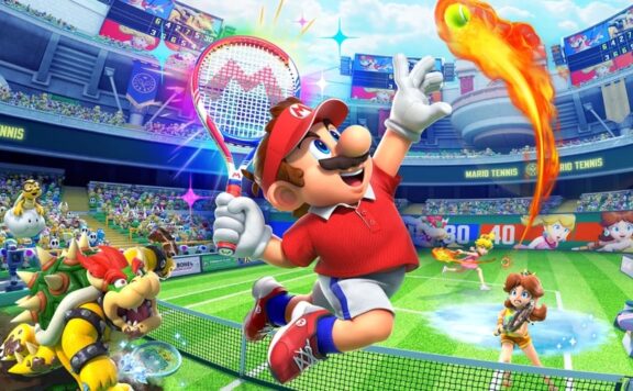 Mario Tennis Fever keyart header