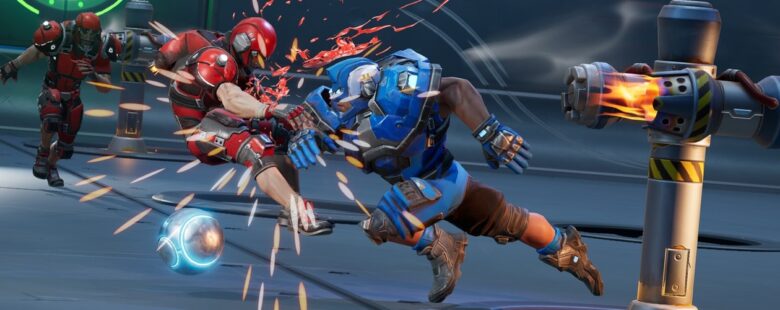 Speedball 2026 header – brutal tackle