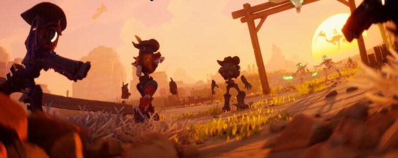 Far Far West header keyart