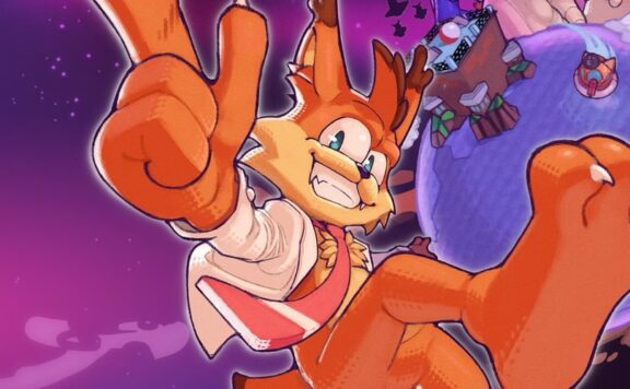 Bubsy 4D keyart header