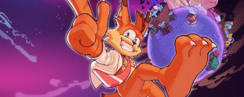 Bubsy 4D keyart header