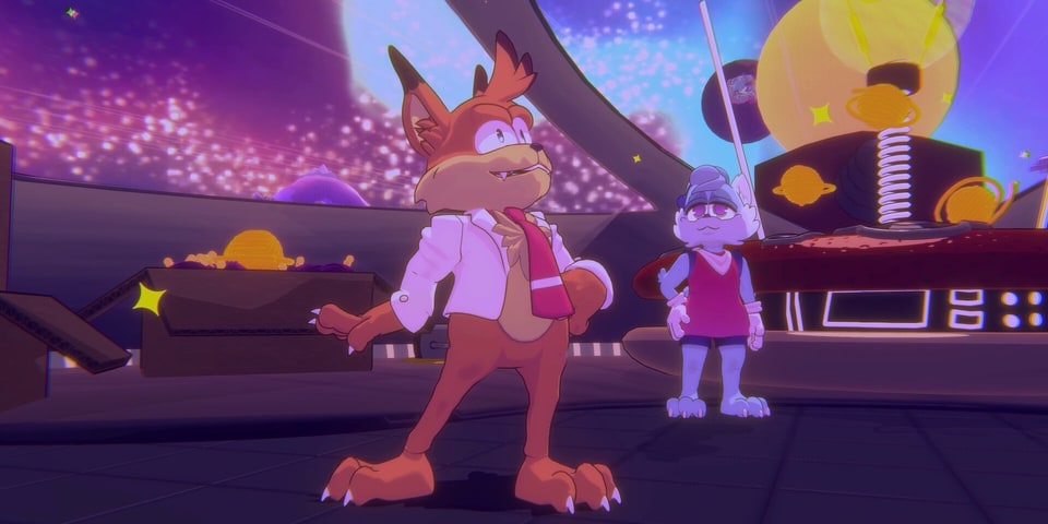 Bubsy 4D art direction