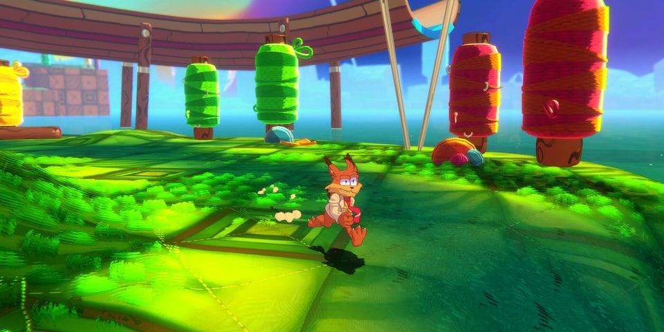 Bubsy 4D platforming