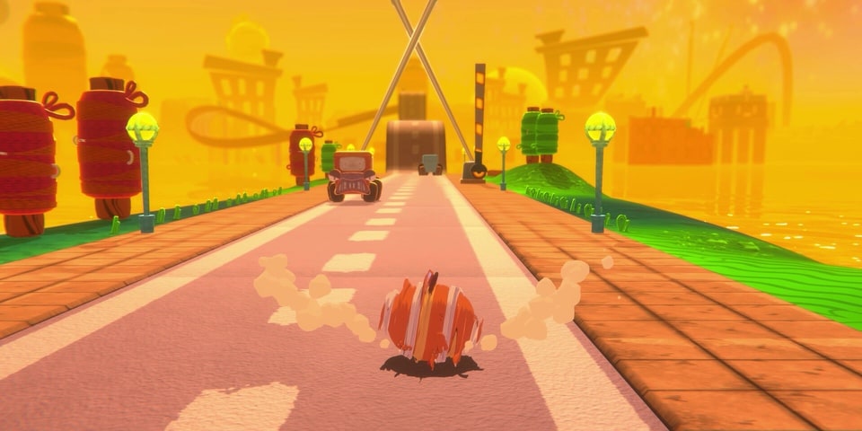 Bubsy 4D rolling ball