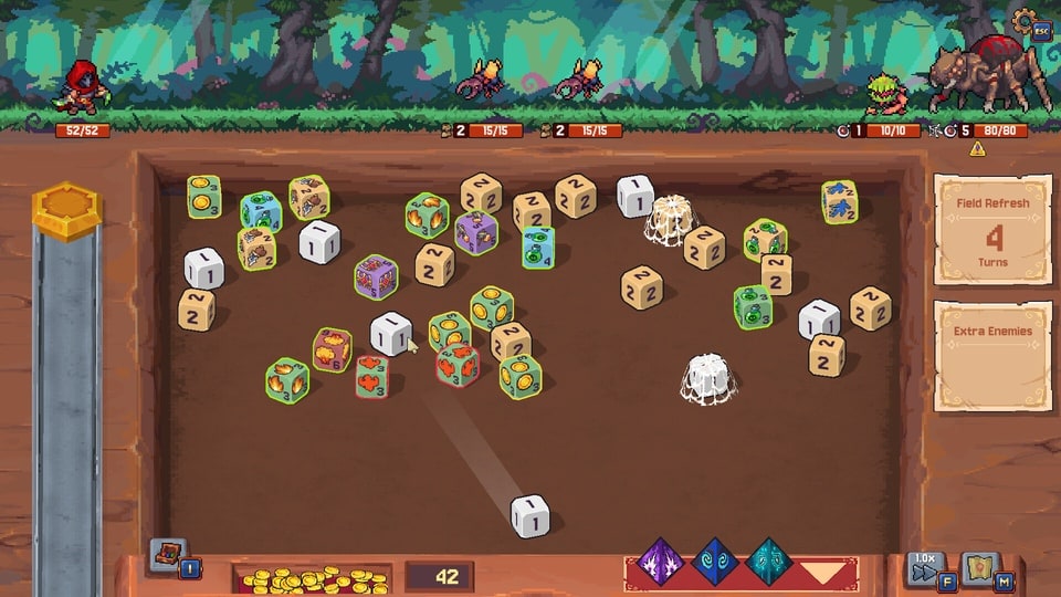 Rune Dice combat dice rolls