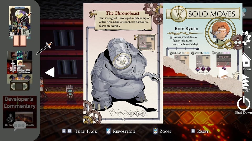 The Remake of the End of the Greatest RPG of All Time in-game manual