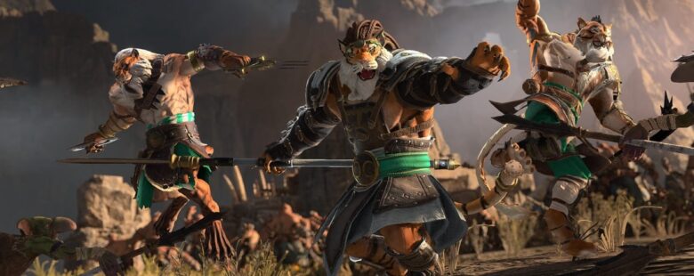 Total War Warhammer 3 DLC Bhashiva Tiger Warriors header