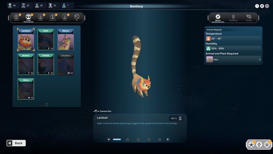 BioEden Landowl creature