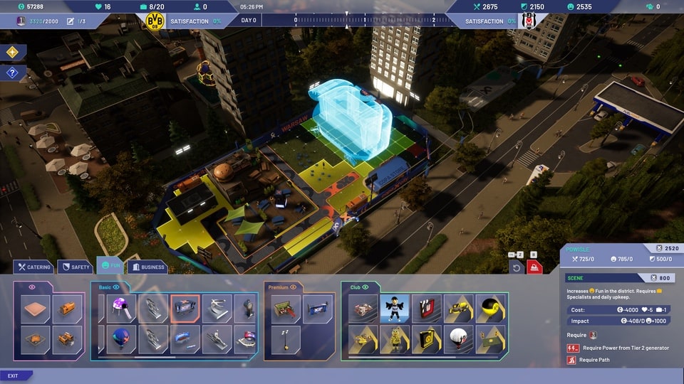 Copa City fanzone design