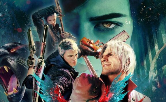 Devil May Cry 5 Devil Hunter Edition - Switch 2 header keyart