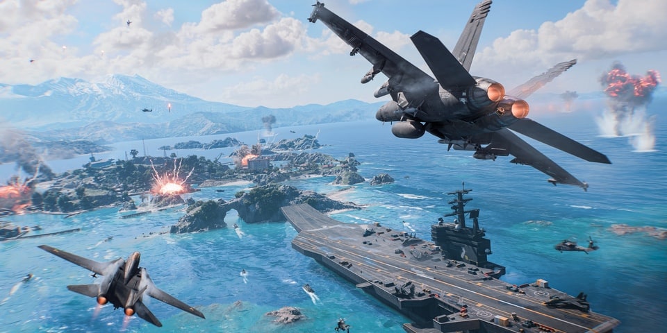 Battlefield 6 Season 4 Carrier Strike mode Top Gun collaboration