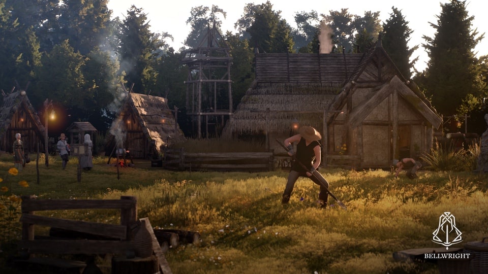 Bellwright farming with NPCs