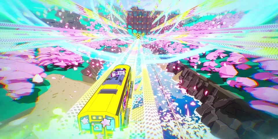 Denshattack! anime train trick high scores