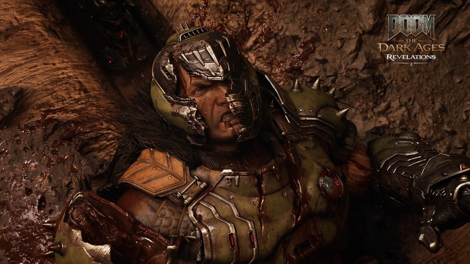 Doom The Dark Ages Revelations – Doom Slayer with broken armour