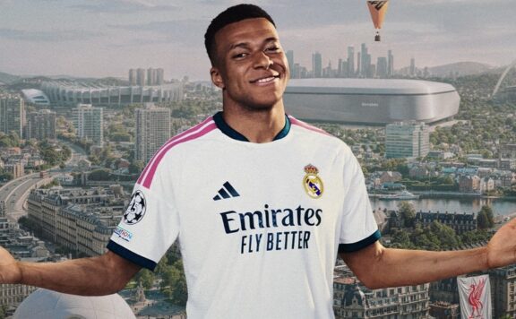 EA Sports FC 27 Mbappe cover art header